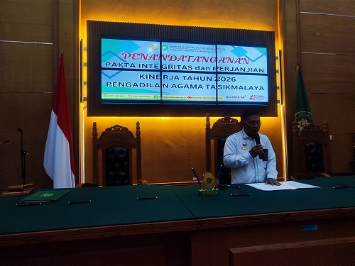 Penandatanganan Pakta Integritas ASN Pengadilan Agama Tasikmalaya