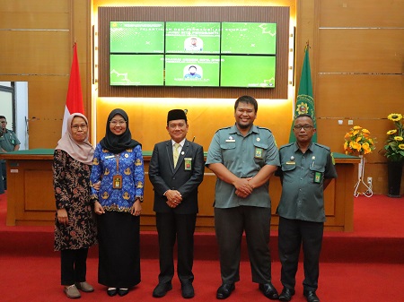 Pelantikan dan Pengambilan Sumpah Jabatan Jurusita Pengganti dan PNS Pengadilan Agama Tasikmalaya